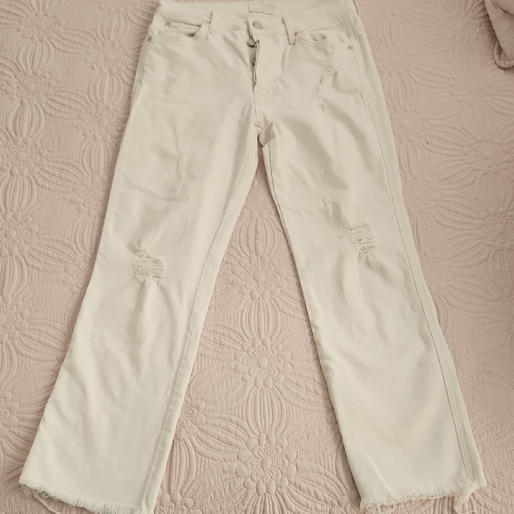 Women's Cream Jeans